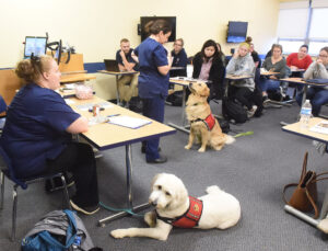Ruby and Walker offer classroom instruction with Hearts of Gold